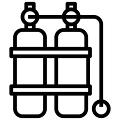 oxygen line icon,linear,outline,graphic,illustration