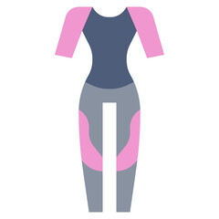 wetsuit line icon,linear,outline,graphic,illustration