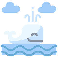whale line icon,linear,outline,graphic,illustration