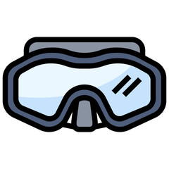 dive line icon,linear,outline,graphic,illustration