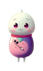 Fototapeta premium cute character design illustration concept