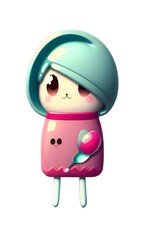 Fototapeta premium cute character design illustration concept