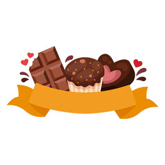 world chocolate day element