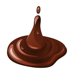 chocolate splash element