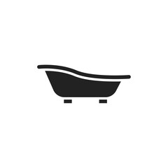 Baby bath color line icon. Isolated vector element.