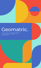 Abstract Geomatric Minimalist Design Background