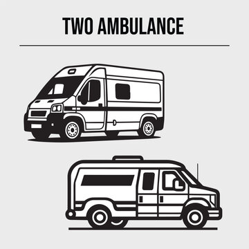 illustration of a set of AMBULANCE