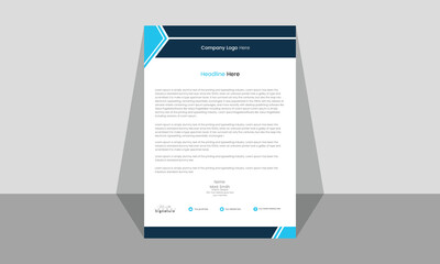 Modern business letterhead template professional creative letterhead template design for business