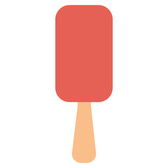 summer mood frozen fruit ice cream red