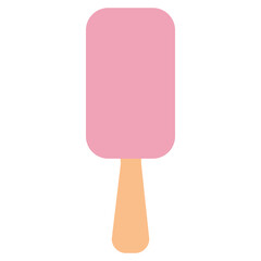 summer mood frozen fruit ice cream pink