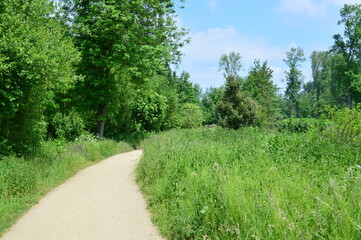 wandern im Naturschutzgebiet