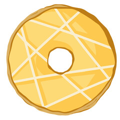 Illustration of a donut