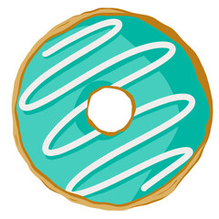 Illustration of a donut