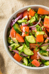 Homemade Cucumber Mediterranean Salad