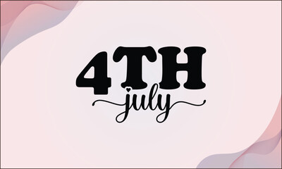 Fourth july SVG T-shirt Design