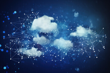 Obraz na płótnie Canvas Cloud Computing: The Future of Data Storage and Processing