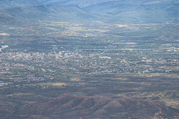 aerial view of the city