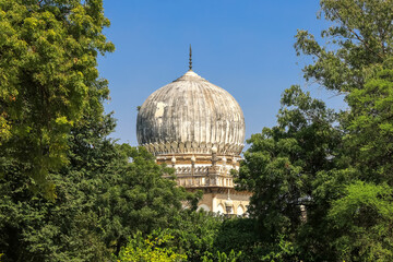 More than 400 year old tomb of Mohammad Quli Qutub Shah in Hyderabad city, India.