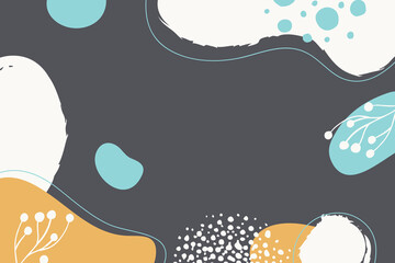Fototapeta premium Abstract trendy artistic background template