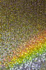 Blurred multicolor bokeh background, Christmas and New Year holidays background.Abstract background with blurry glitter.