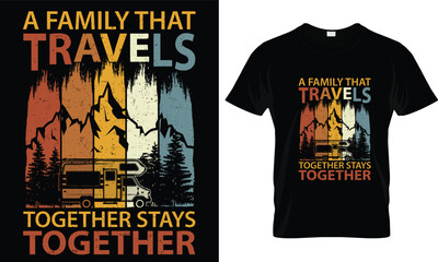 Travel t-shirt design vector.