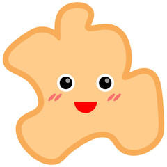 Smile shape icon. Vector illustration.