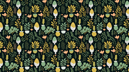 Plants background (Generative AI)