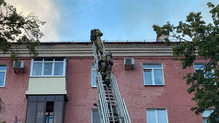 Fire in residential house
