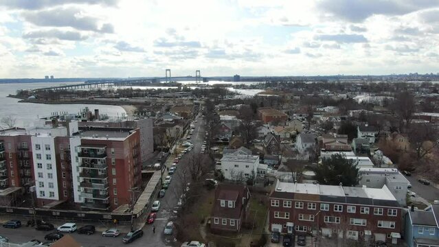 Birds Eye View of Edwater Park Waterfront Homes in the Bronx