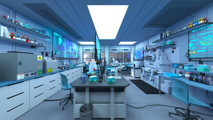 研究室内の風景