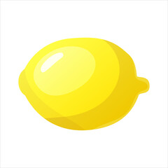 lemon on a white background