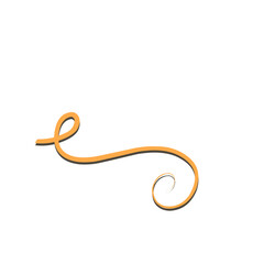 golden swirl with shadow