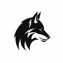 Fototapeta premium Wolf Logo. Generative AI
