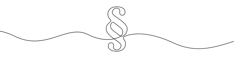 Paragraph icon line continuous drawing vector. One line Paragraph icon vector background. Paragraph icon. Continuous outline of a Paragraph icon.