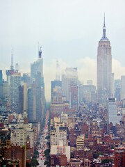Fototapeta na wymiar Blick über Manhattan 