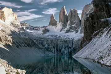 Cercles muraux Tatras Lake and Torres del Paine, Patagonia, Chile