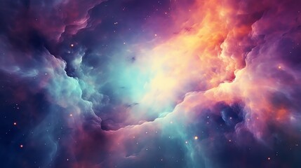 Fototapeta na wymiar Colorful space galaxy cloud nebula. Stary night cosmos. Universe science astronomy. Supernova background wallpaper
