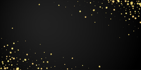 Magic stars vector overlay.  Gold stars scattered