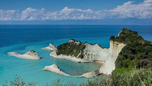 cape Drastis in corfu greece