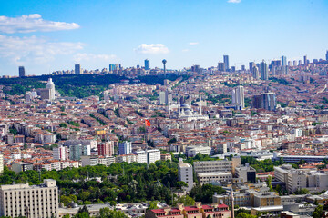 Obraz premium Ankara view from Ankara castle