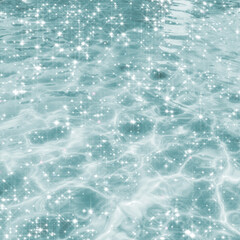 Sparkle water waves. Summer ocean water background.