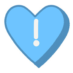 ! Blue Heart Alphabet