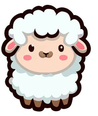 cute cartoon sheep