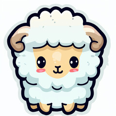 cute cartoon sheep