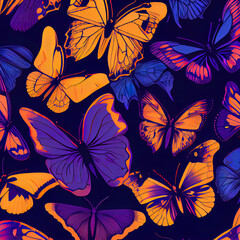 Obraz na płótnie Canvas Beautiful Butterfly Pattern