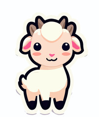 cute cartoon sheep