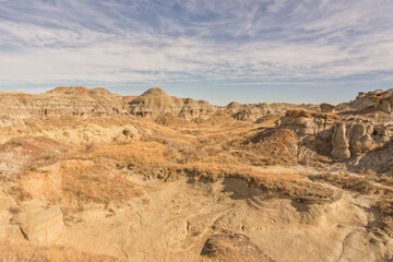 Fototapeta na wymiar Alberta Badlands, Dinosaur Provincial Park