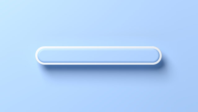 Progress bar on blue background. Loading. 100 percent. 3d illustration. - Powered by Adobe