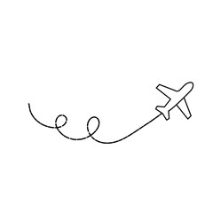 airplane icon vector