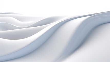 White 3 d background with wave A professional photography should use a high - quality Generative AI